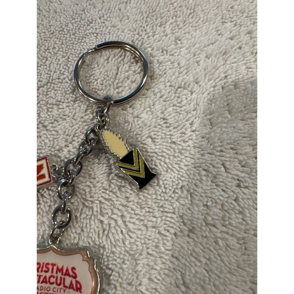 Christmas Spectacular Radio City Rockettes NYC Keychain With Charms